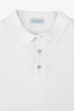 Polo in maglia bianca Kids