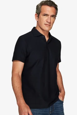 Polo jersey armaturata blu