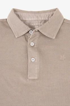 Polo piquet tortora Kids