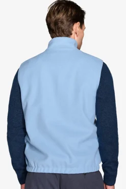 Smanicato full zip celeste