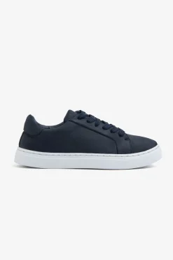 Sneakers in ecosuede blu Kids