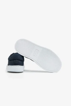 Sneakers in ecosuede blu Kids