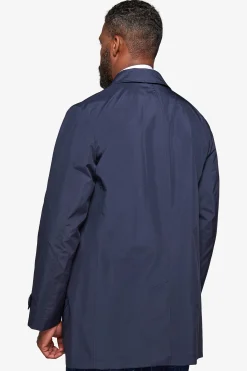 Trench leggero tecnico blu