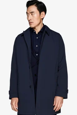 Trench tecnico blu