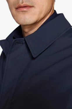 Trench tecnico blu
