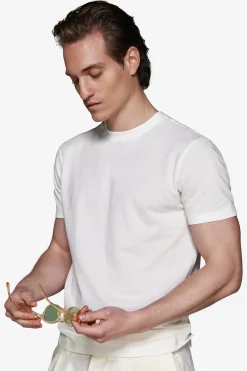 T-shirt armaturata panna
