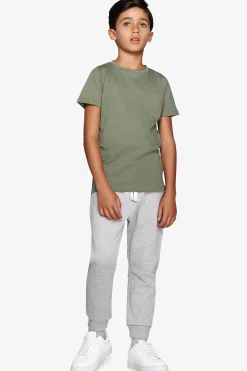 T-shirt basic con taschino verde Kids