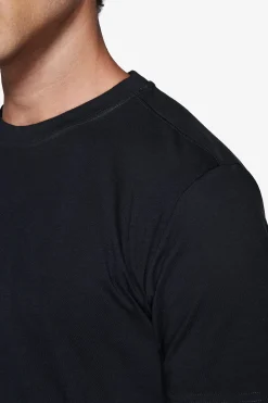T-shirt basic in cotone leggero blu