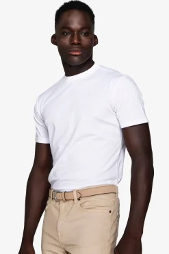 T-shirt basic in cotone leggero bianca