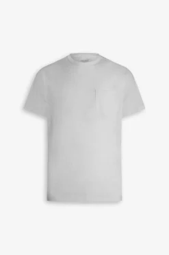 T-shirt con taschino bianca