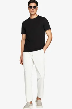 T-shirt in cotone leggero nera DNJ