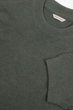 T-shirt in maglia armaturata verde