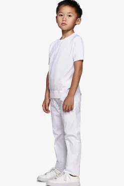 T-shirt in maglia bianca Kids