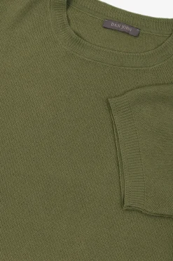 T-shirt in maglia nido d'ape militare