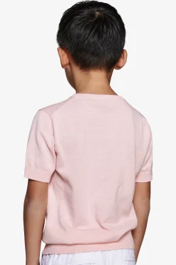 T-shirt in maglia rosa Kids