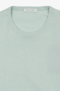 T-shirt in maglia salvia
