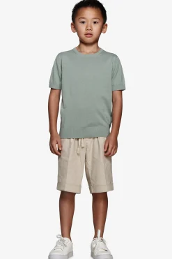 T-shirt in maglia verde Kids
