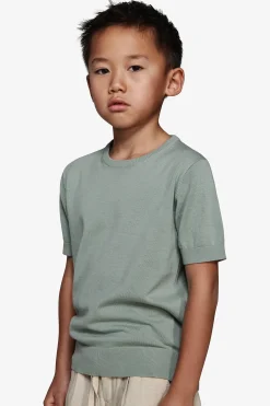 T-shirt in maglia verde Kids