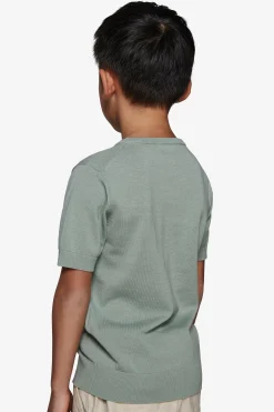 T-shirt in maglia verde Kids