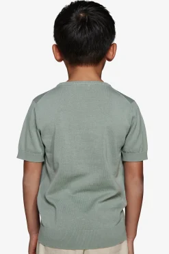 T-shirt in maglia verde Kids