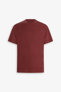 T-shirt jersey raglan mattone