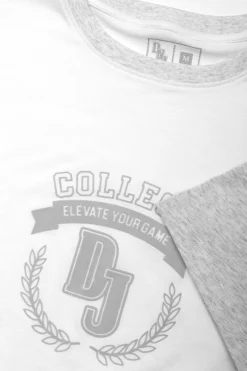 T-shirt logo DNJ off white