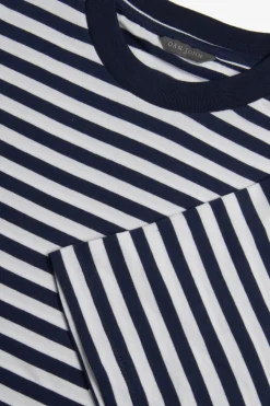 T-shirt rigata blu