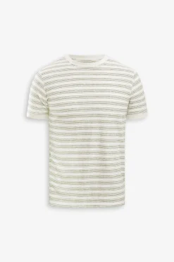 T-shirt righe fine militare