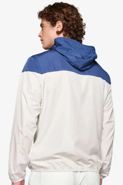 Wind jacket bicolore avion