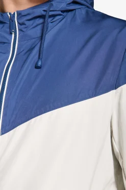 Wind jacket bicolore avion